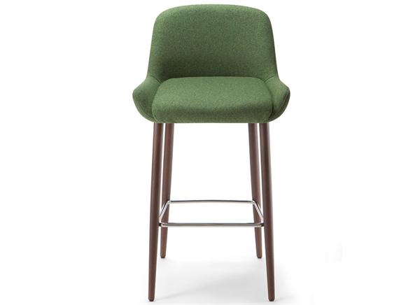 北歐風休閑鐵藝實木咖啡廳高吧椅(yǐ)