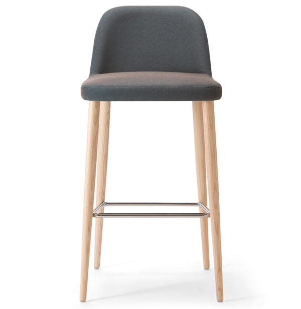 美(měi)式田園風咖啡廳實木休閑吧椅