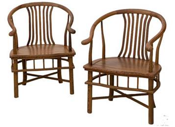 全（quán）雞翅木扇椅仿古中式（shì）圈椅實木休閑靠背圍椅