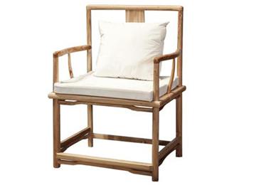 明清官帽（mào）椅 老榆木靠背椅實（shí）木椅