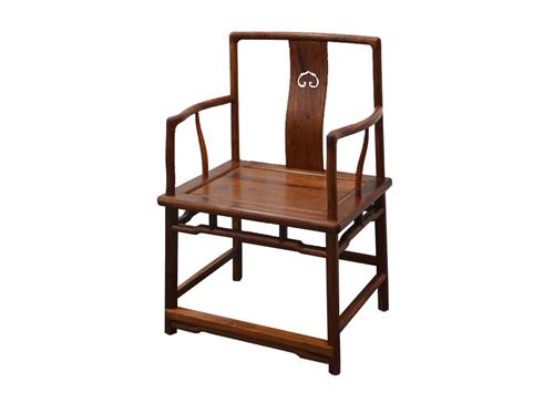 胡(hú)桃木帽茶椅 禪椅 椅子 官帽(mào)椅