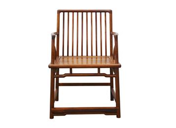 新中式禪意圈（quān）椅 黑胡桃