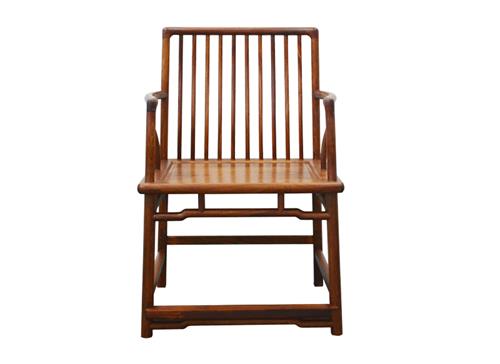 新中式禪意圈椅 黑胡桃木休閑官帽椅（yǐ）太師椅