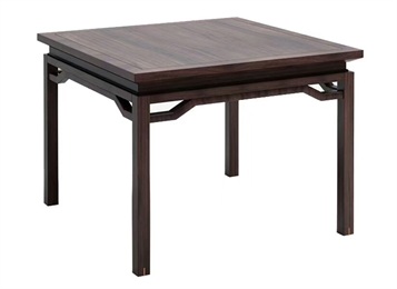 明清中式實木八仙桌_仿古圓飯桌椅組（zǔ）合