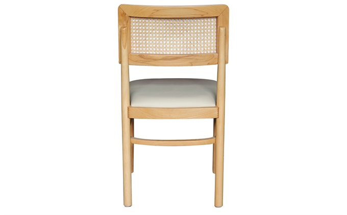 經典木質編藤咖啡（fēi）廳餐椅