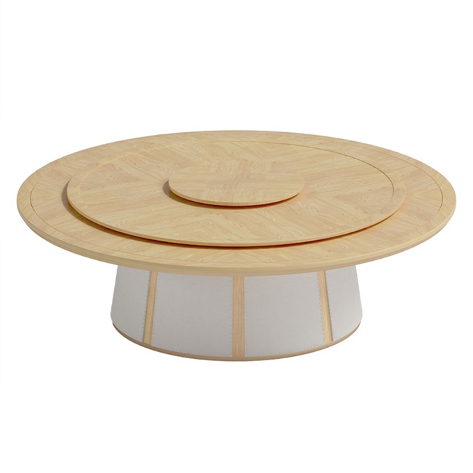 酒店(diàn)包間豪華(huá)實木20人台電(diàn)動大餐桌