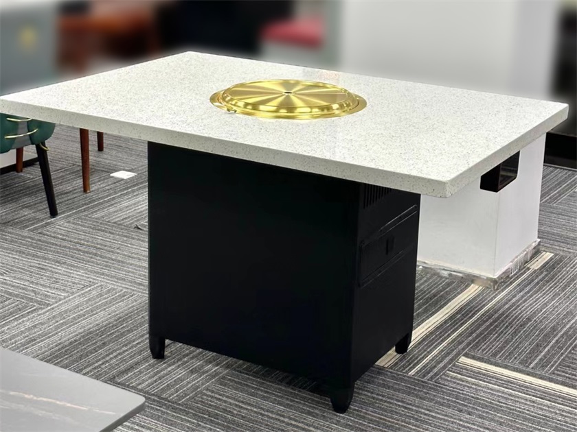 自助烤肉餐廳炭火烤肉下排風烤肉桌