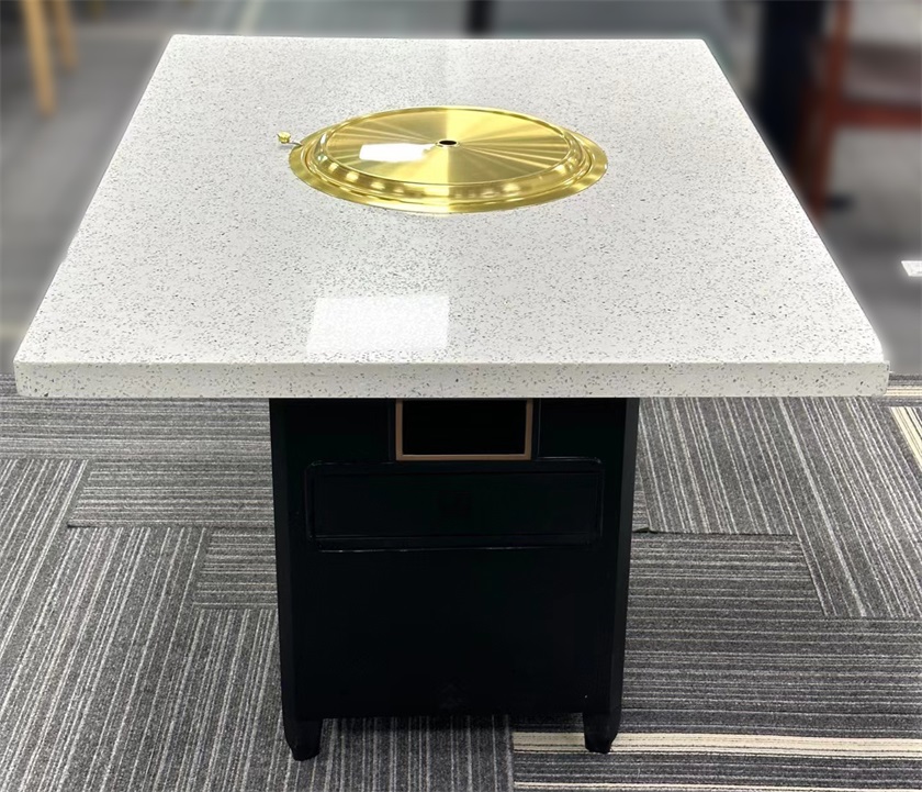 自(zì)助烤肉餐廳炭火烤(kǎo)肉(ròu)下排風(fēng)烤肉桌