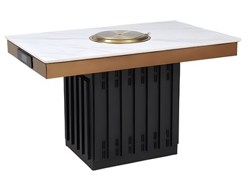 一（yī）人一鍋火鍋無煙烤肉一體桌