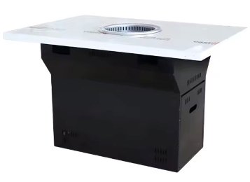 烤肉店智（zhì）能無煙淨化烤肉桌