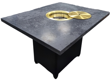 韓式烤肉店下排（pái）煙烤肉桌_無煙炭火烤（kǎo）肉桌