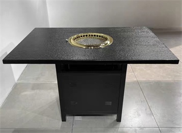 韓式火燒石烤肉桌_烤肉專用桌子（zǐ）電烤桌