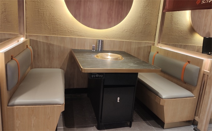 烤肉店（diàn）用的燒烤（kǎo）桌_日式烤肉自帶排煙桌