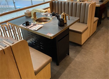 韓式紙上（shàng）自吸煙電磁爐燒（shāo）