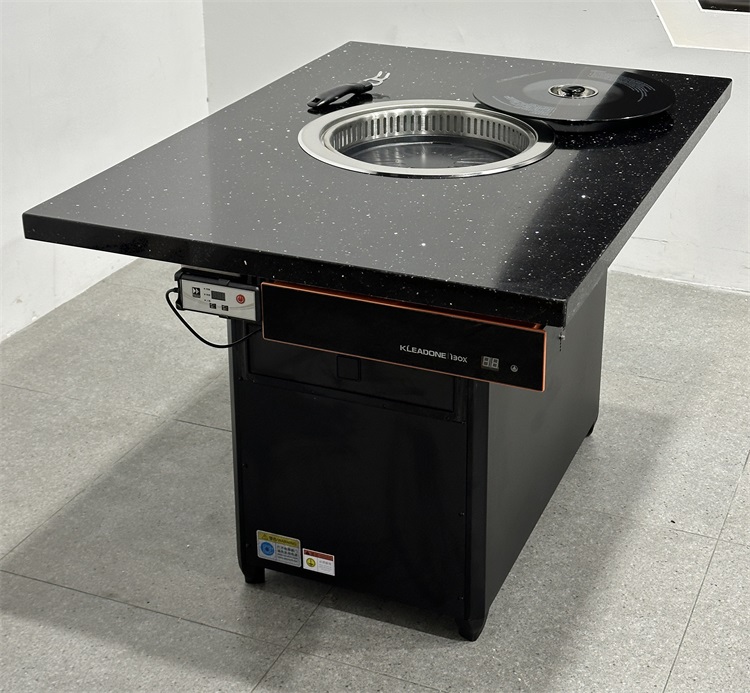 自助烤肉餐廳無煙淨化烤肉桌