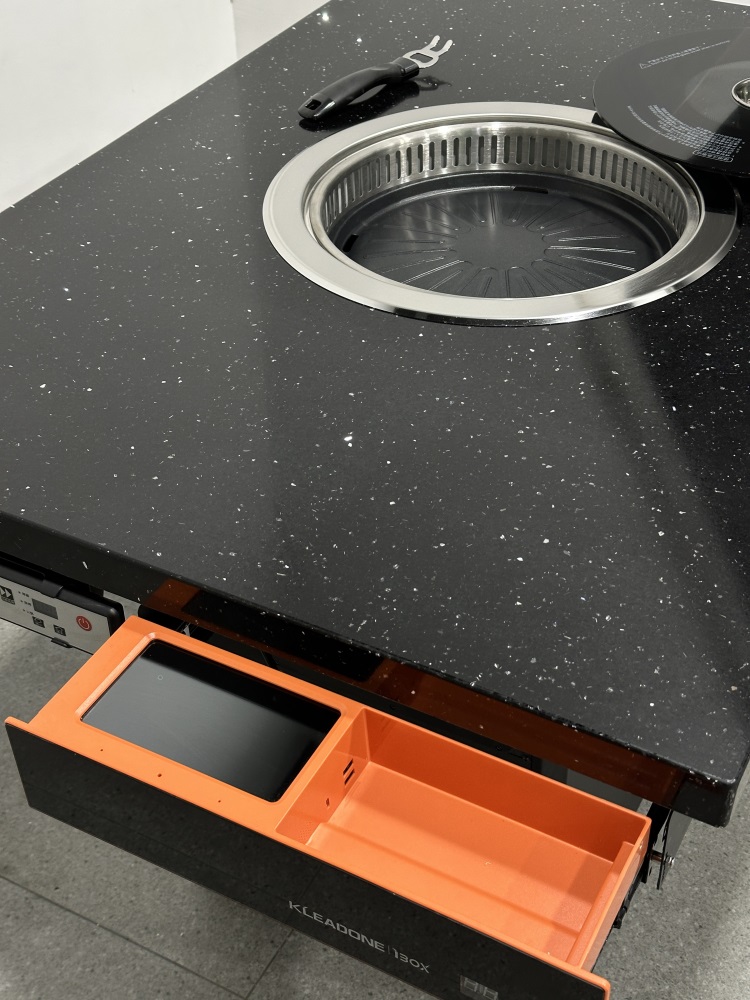 自助烤肉餐廳無煙淨化烤肉桌