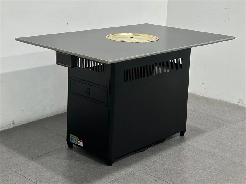 烤肉店下排風炭火（huǒ）烤肉無煙烤肉桌