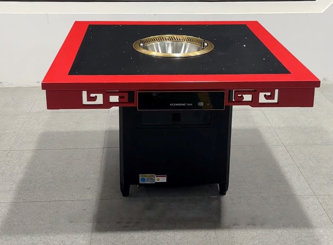 中（zhōng）式老火鍋智能（néng）無煙自淨化火鍋桌