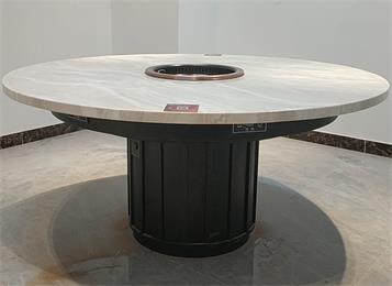 海底撈同款下沉（chén）式地排風無煙火鍋桌