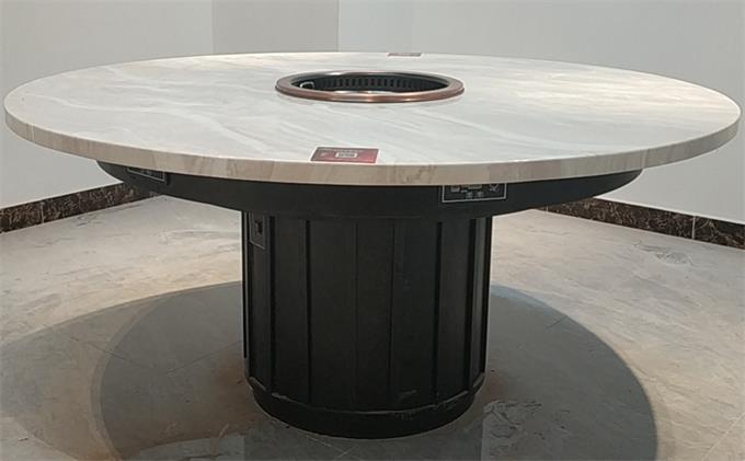 海底（dǐ）撈同款（kuǎn）下沉（chén）式地排風無煙火鍋桌