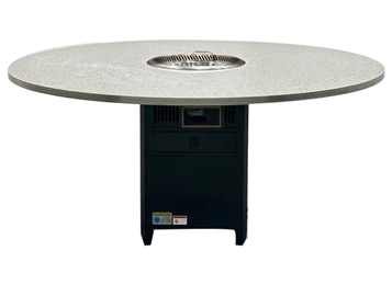 自助火鍋店專用自淨化大理石無煙火鍋桌