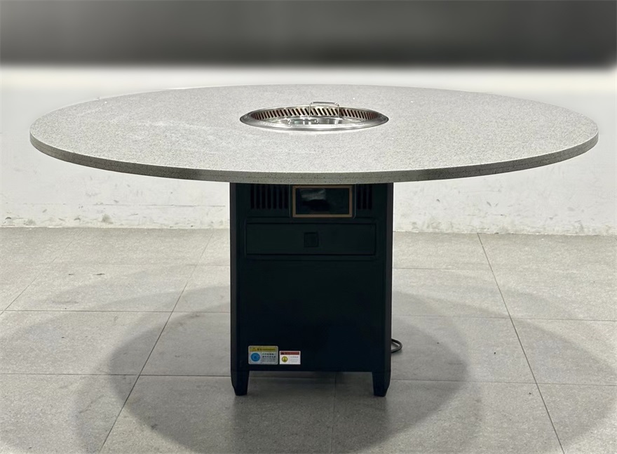 自助火鍋店專用自淨化（huà）無煙火鍋桌子