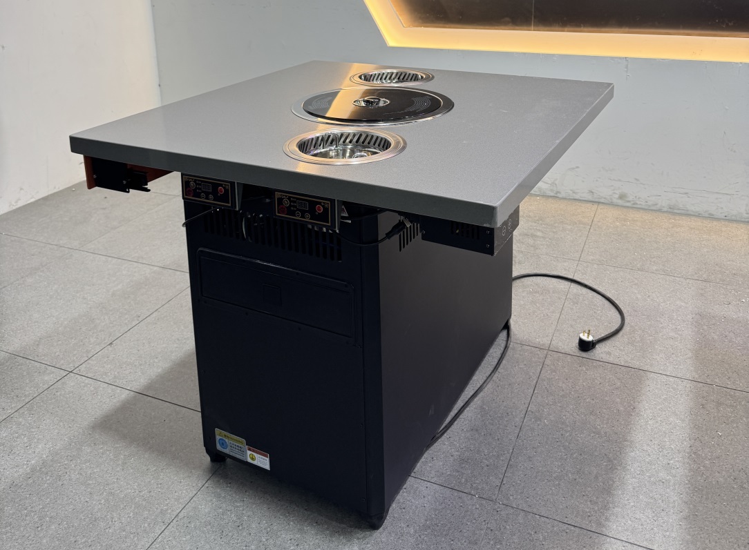 自助餐廳無煙淨化火鍋燒烤一體