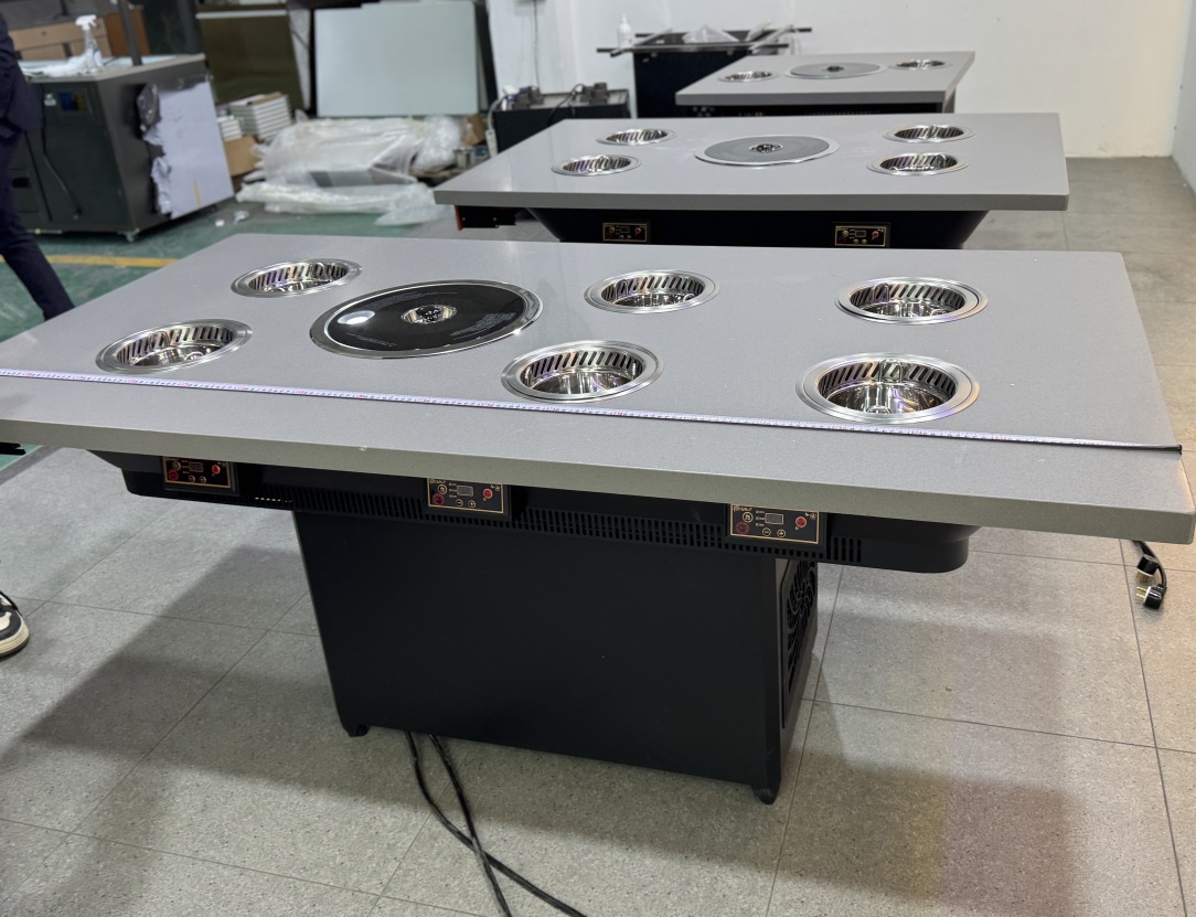 自助餐（cān）廳無煙淨化火（huǒ）鍋燒烤一體