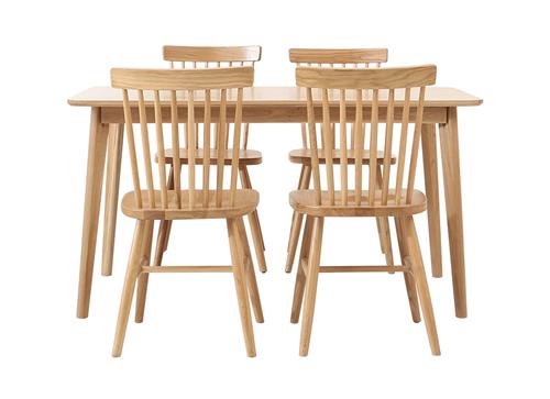 日式現代簡約(yuē)長方形餐桌