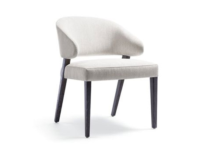 餐廳悠閑實木椅_現(xiàn)代簡約靠背椅