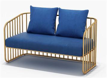 現代歐美風金屬西（xī）餐廳卡座（zuò）