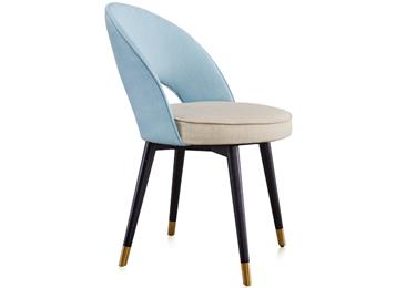 北歐輕（qīng）奢（shē）簡約現代布藝餐椅時（shí）尚後現代單（dān）人西餐椅