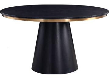 鍍金不鏽鋼岩板大氣西餐廳桌子