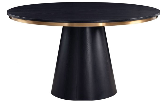 鍍金不鏽鋼岩板大氣西餐廳桌子