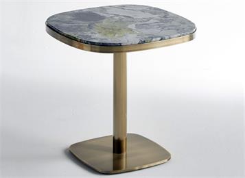 西餐（cān）廳鈦金不鏽剛極簡餐桌