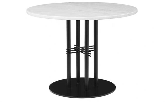 現代簡約金屬腳(jiǎo)大理石西餐桌