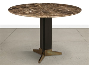 高級西餐廳金屬腳（jiǎo）大理石（shí）西餐廳桌（zhuō）子