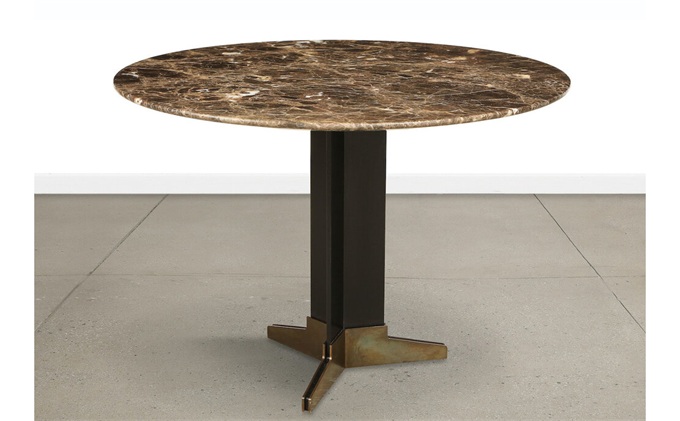 高級西餐廳金(jīn)屬腳大理石西餐廳(tīng)桌子