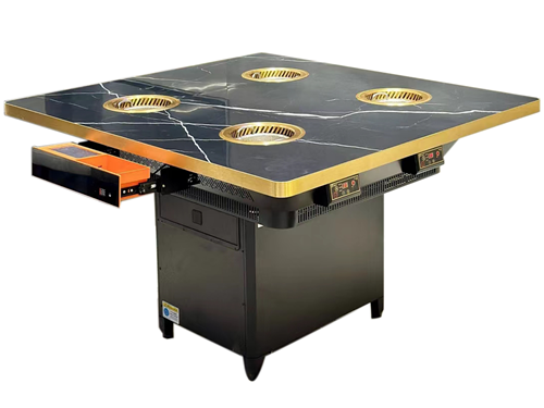 自助餐廳商（shāng）用一人一鍋無（wú）煙淨化（huà）小火鍋桌