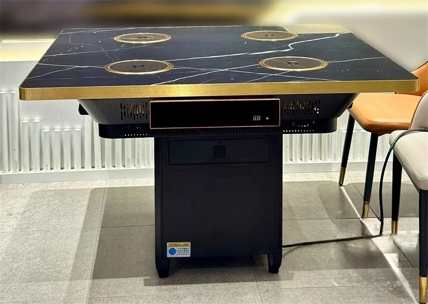 自助餐廳商用一人一鍋無煙淨化小火鍋桌