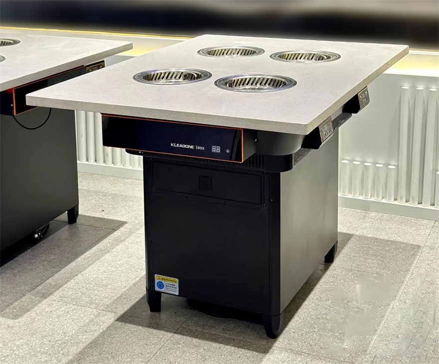 自（zì）助火鍋餐廳一人一鍋無煙淨化小火鍋桌（zhuō）