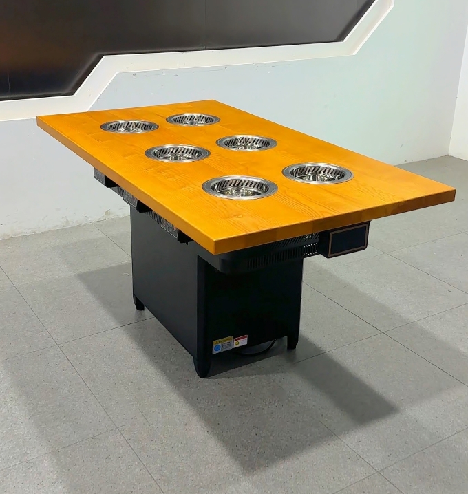 火鍋餐（cān）廳自助小火鍋無煙淨化火鍋桌