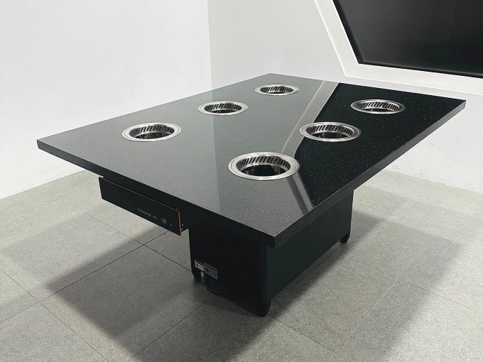 火鍋店6人位一人一鍋無煙（yān）淨化小火鍋桌