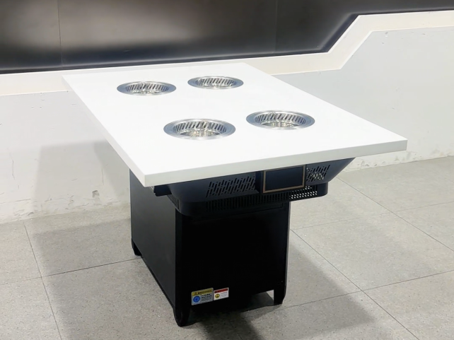 自助小火（huǒ）鍋餐廳一人一鍋無煙淨化火鍋桌