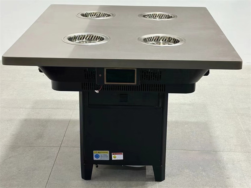 自助餐廳一人一鍋無煙自淨化小火鍋桌