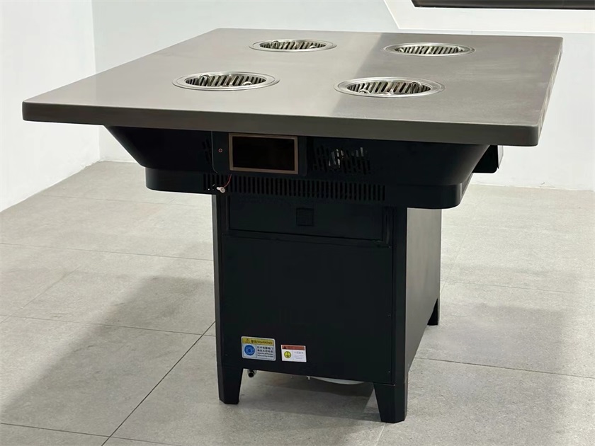 自（zì）助餐廳（tīng）一人一鍋無煙自淨化小火（huǒ）鍋桌