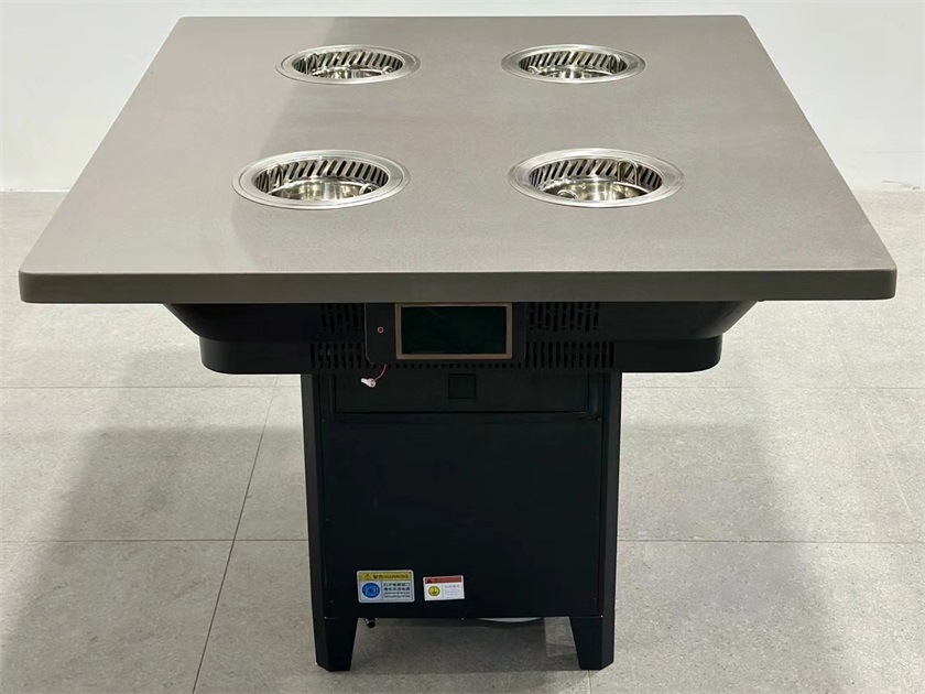 自助餐廳一人一鍋無煙（yān）自淨（jìng）化小火鍋桌