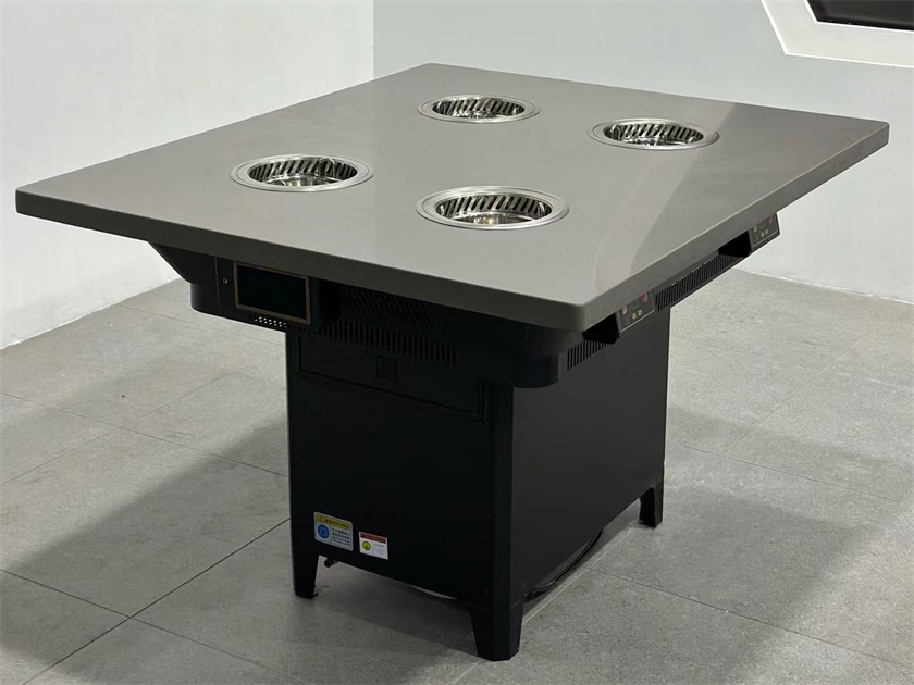 自助餐廳一人一鍋無煙自淨化小火鍋桌