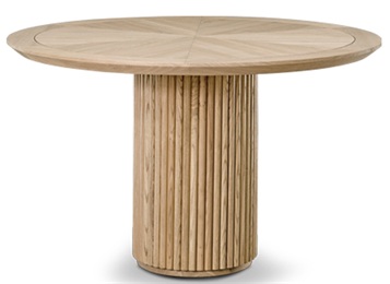 農家菜中餐廳簡約（yuē）實木（mù）圓桌子（zǐ）