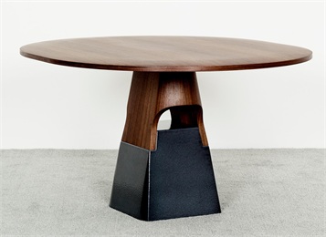 客家（jiā）菜餐廳新古典創意胡桃木餐桌（zhuō）